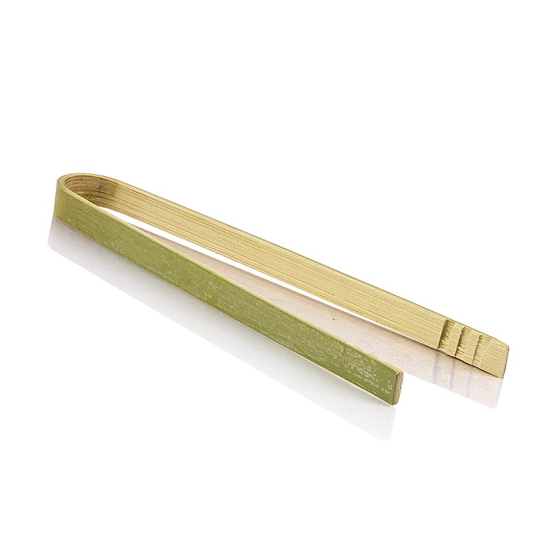 Bamboe fingerfoodtang (pincet), voor snacks, naturel, 16 cm, 100 stuks