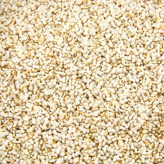 Organic 1 kg bag of popped amaranth, a gluten-free ancient grain
