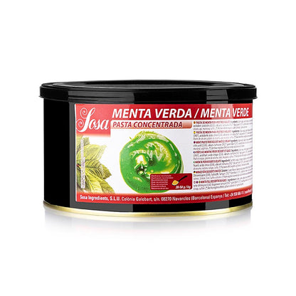 Sosa-pasta - munt, groen, gearomatiseerd, 1,5 kg