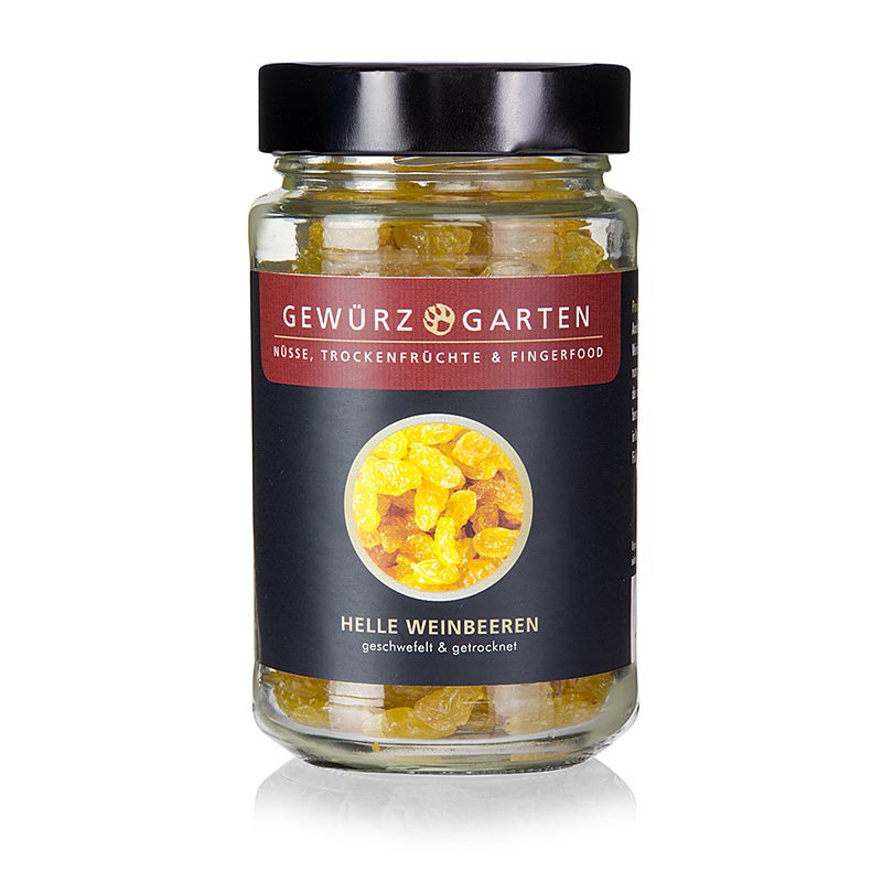 Organic dried grapes, similar to sultanas, 120 grams, from Gewürzgarten