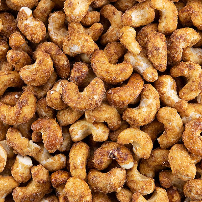 Geroosterde cashewnoten, met kaneel en bourbonvanille, 1 kg