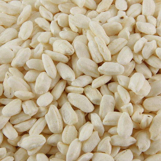 Biologische gepofte rijst van 250 gram, een gezonde en knapperige snack