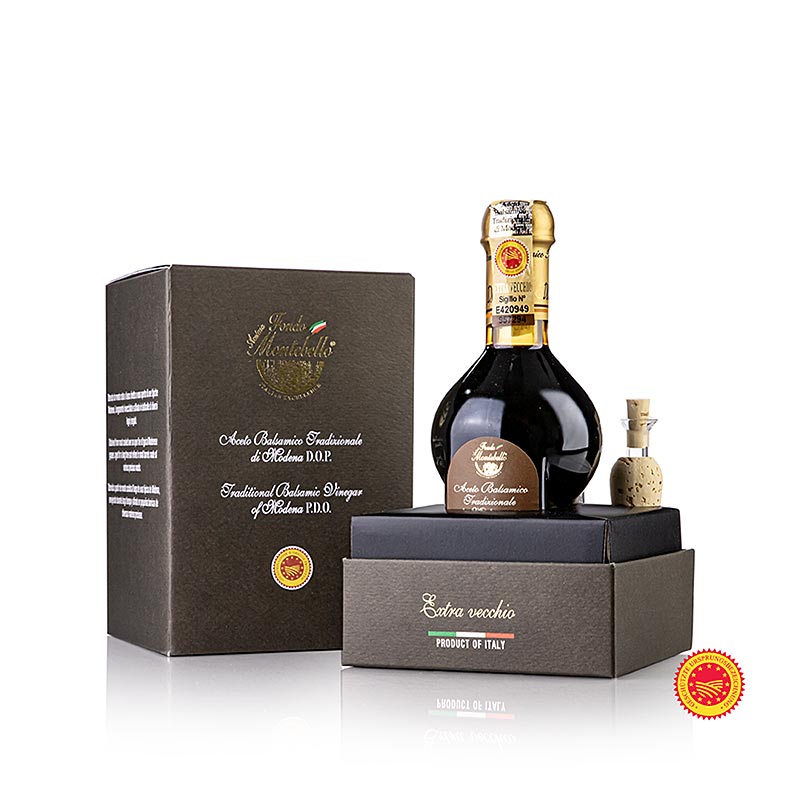 Fondo Montebello - Aceto Balsamico Tradizionale di Modena DOP/g.U., Extravecchio, 25 jaar, 100 ml