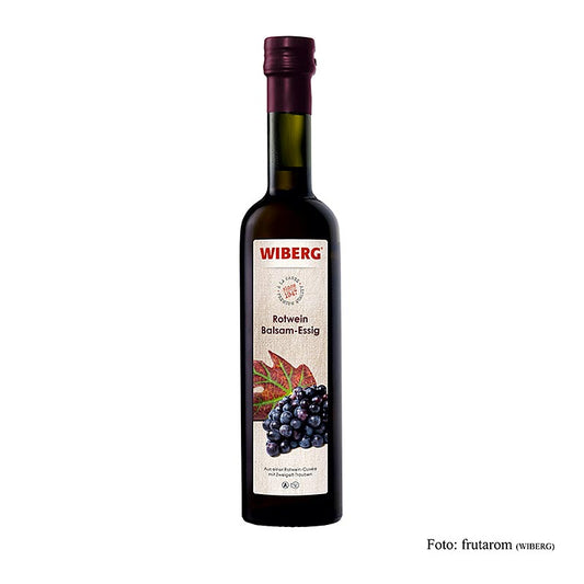 500 ml fles Wiberg rode wijn balsamico azijn met 6% zuurgehalte