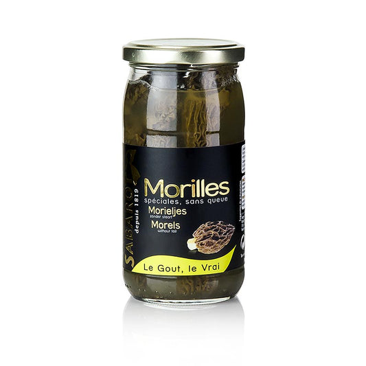 330g of puntige morilles in pekel, a flavorful and versatile product