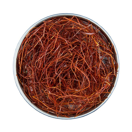 20 g package of Altes Gewürzamt Spanish pepper threads in vibrant red packaging