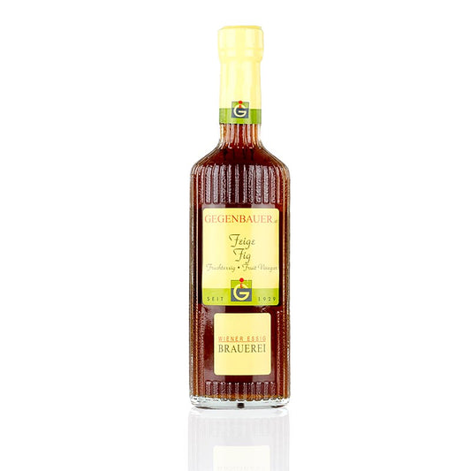 250ml bottle of Gegenbauer vruchtenazijn vijg, a 5% acidity fig vinegar