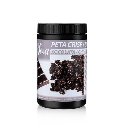 Peta Crispy (knallende bruisbonbons), met pure chocolade omhulsel, natbestendig, 900 g