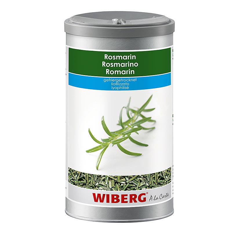 Gevriesdroogde Wiberg rozemarijn in een verpakking van 140 g