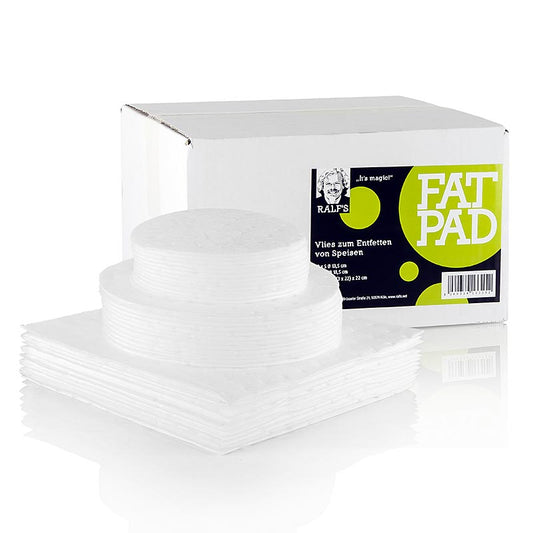 Ralfs FatPad Pakket met 12 kleine, 12 middelgrote en 4 extra grote pads, totaal 28 stuks, voor effectieve vetabsorptie en -verwijdering