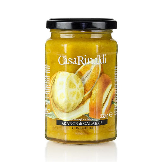 330g jar of Casa Rinaldi Sinaasappelpasta, a delicious Italian orange spread