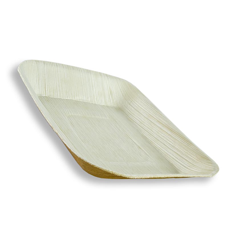Wegwerp palmbladerenbord, vierkant, 17x17cm, 100% composteerbaar, 25 stuks