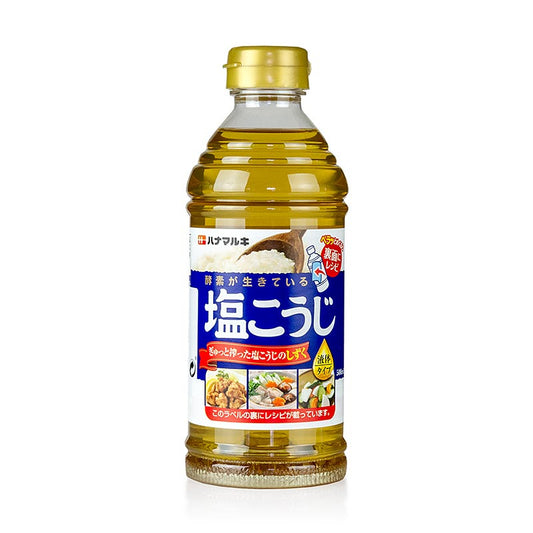 Vloeibare Shio Koji zout, een natuurlijke gefermenteerde smaakmaker in handige 500 ml fles