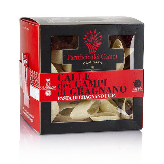 No54 Calle, ongevormde ringvormige pasta van Pastificio dei Campi, Pasta di Gragnano, IGP/PDO, 500 g, SEO-vriendelijke afbeelding