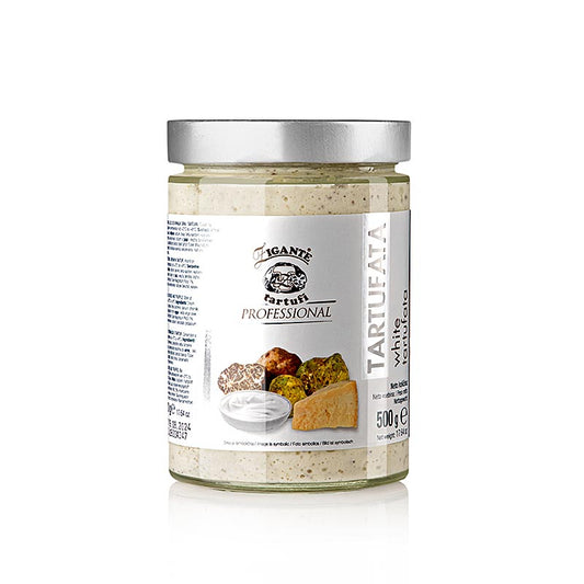 500 g jar of Zigante Tartufi Truffelcrème with summer and white truffles