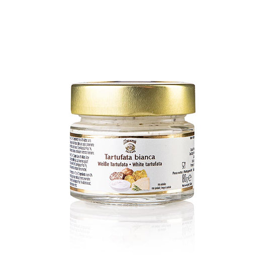 Delicious Zigante Tartufi truffle spread with summer and white truffles, 80g