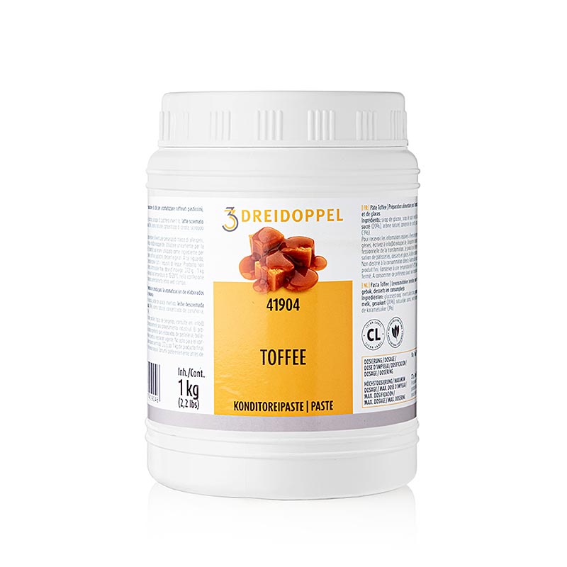 Toffee pasta, Dreidoppel No419, 1 kg - Romige en smaakvolle toffeepasta voor heerlijke desserts en bakrecepten