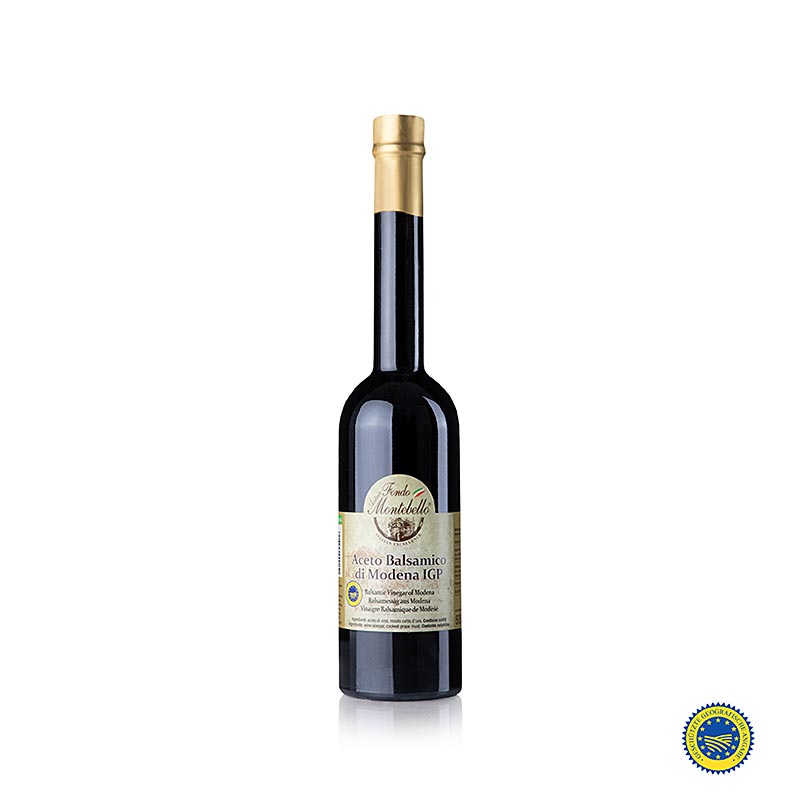 Fondo Montebello - Aceto Balsamico di Modena g.g.A., ASR50, minder zoet, 500 ml