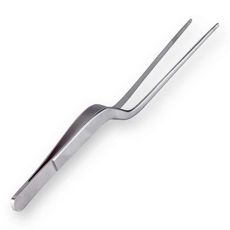 Roestvrijstalen pincet, gebogen, 20 cm, 1 stuk
