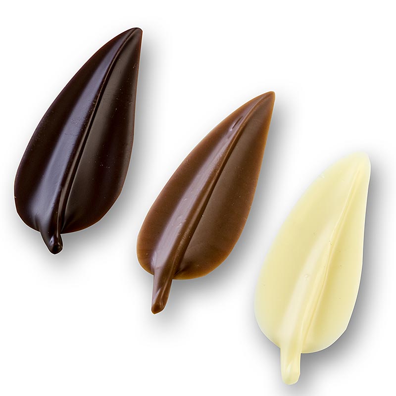 Decoratieve oplegger "Elegance" mix - bladvorm, 64 vol, 48 zacht, 48 wit, 205 g, 160 stuks