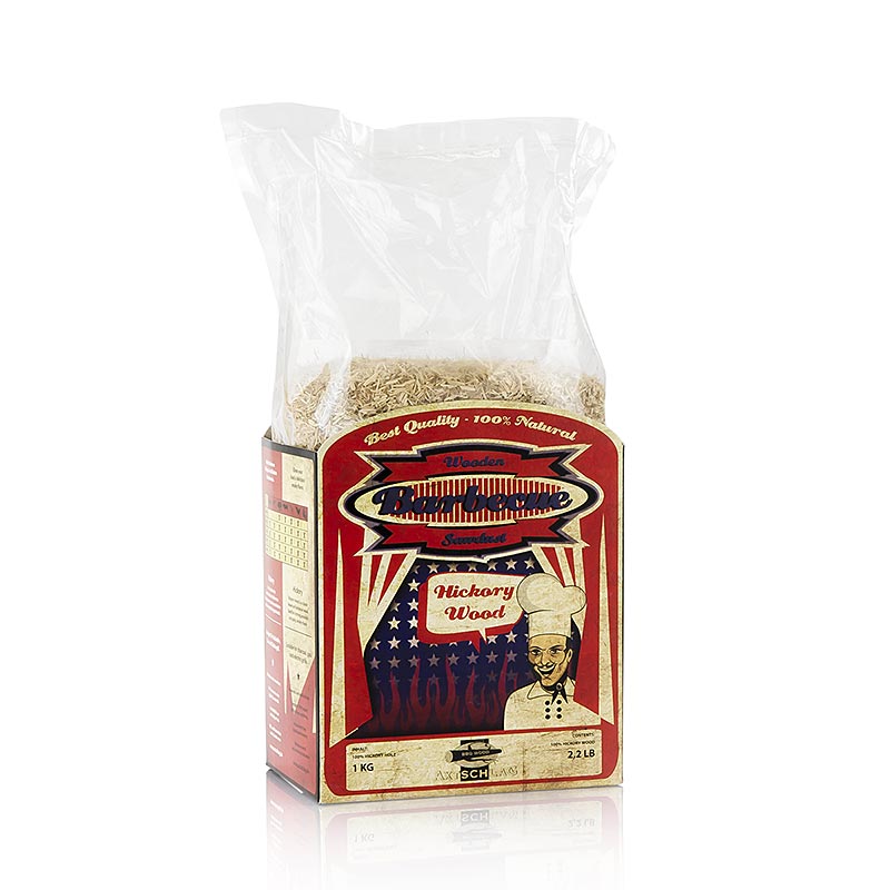 Grill BBQ - Rookmeel van hickoryhout, 1 kg