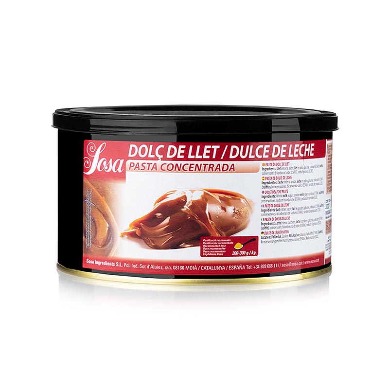 Sosa Paste - Dulce de leche (melkkaramel), 15 kg, perfect voor het maken van heerlijke desserts