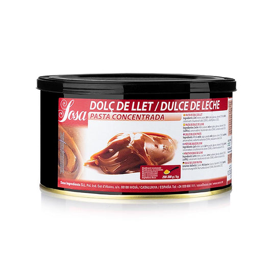 Sosa Paste - Dulce de leche (melkkaramel), 15 kg, perfect voor het maken van heerlijke desserts