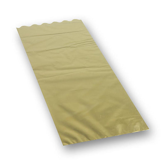 Transparent gold Fleszak measuring 500x180mm, perfect for storing and displaying items, sold as a single unit