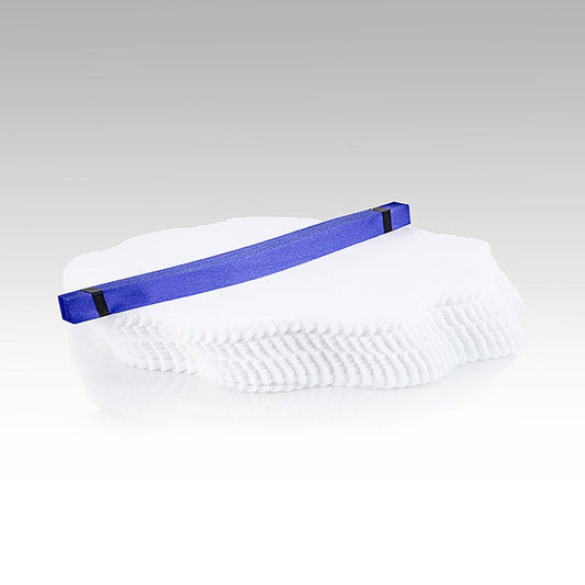 The Original Lemon Wraps - Citroen servet, wit, met blauwe strik, 100 stuks