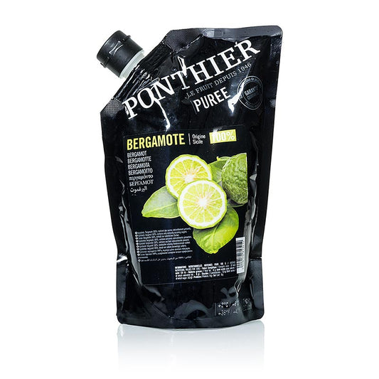 Puree van bergamot, ongezoet, gemaakt van 100% fruit, verpakt in 1 kg verpakking