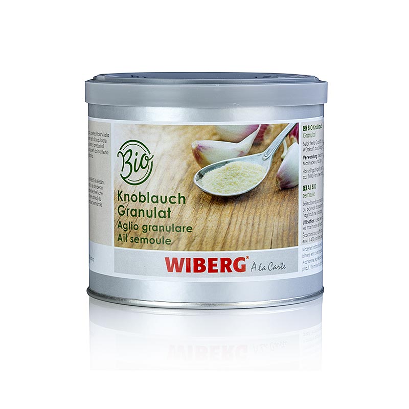 Wiberg biologische knoflook, granulaat, 300 g