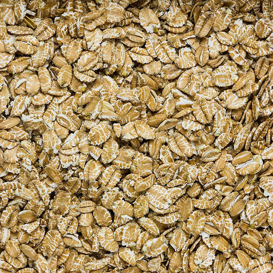 Organic whole grain spelt flakes, 1 kilogram package, high fiber breakfast option