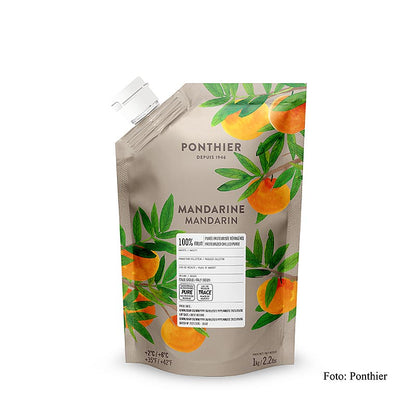Puree - mandarijn, 100% fruit, 1 kg