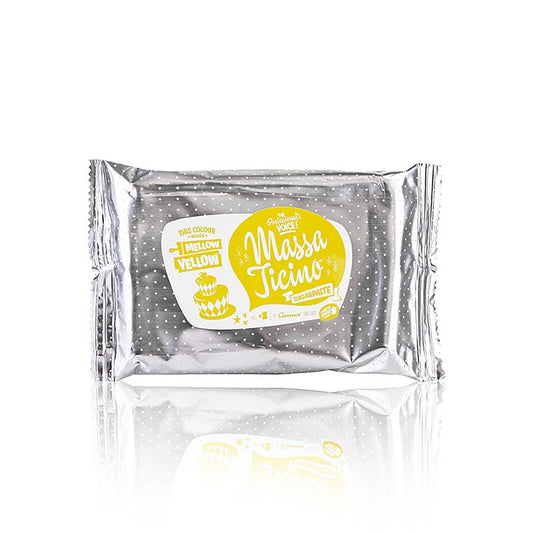 Massa Ticino - Taartversiering, Mellow Yellow, veganistisch, AZO-vrij, 250 g