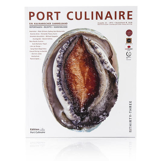 Port Culinaire - gastronomisch tijdschrift, uitgave 33, 1 stuk - a beautifully designed culinary magazine showcasing the latest edition, perfect for food enthusiasts