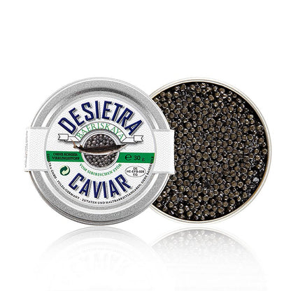 Desietra Baeriskaya kaviaar (baerii), aquacultuur, zonder conserveermiddelen, 30 g
