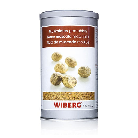 Wiberg gemalen nootmuskaat van 550 g, perfect voor het kruiden van gerechten