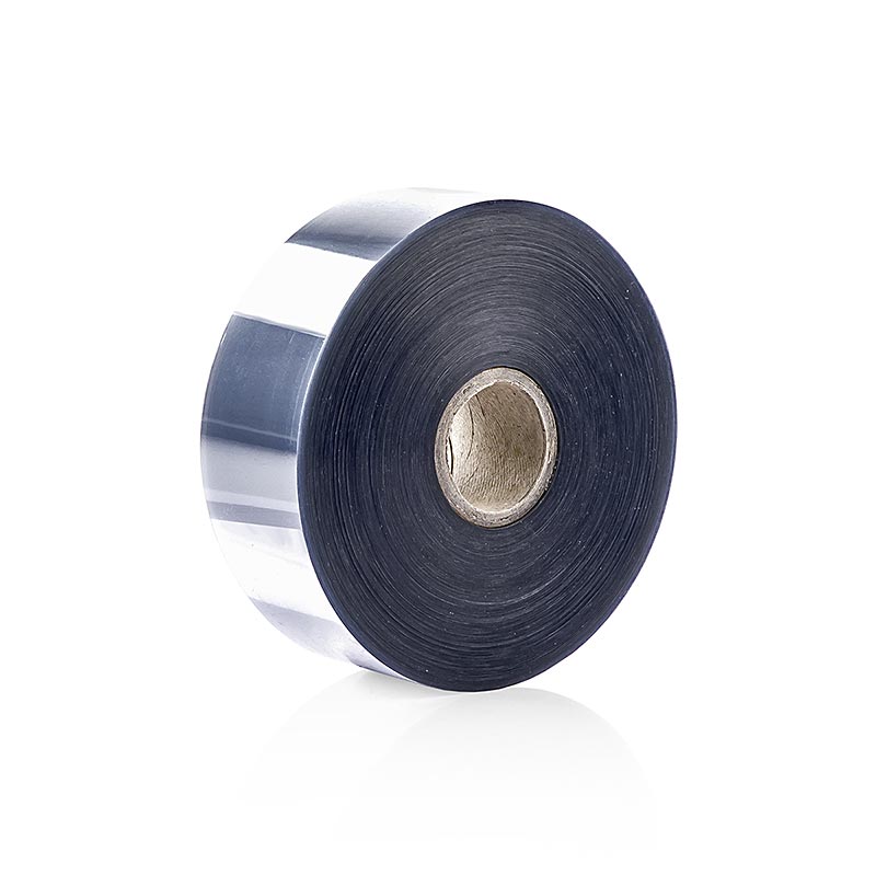 5cm high PVC taartrandfolie, 90µ thickness, 200m roll, ideal for packaging