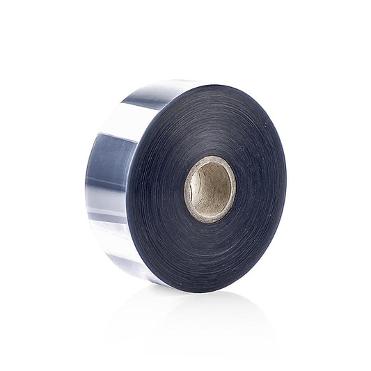 5cm high PVC taartrandfolie, 90µ thickness, 200m roll, ideal for packaging