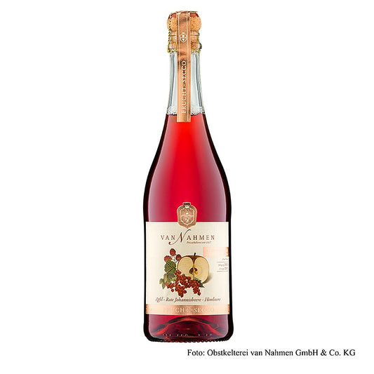 Van Nahmen appel-rode bes-framboos fruitssecco, alcoholvrij, 750 ml