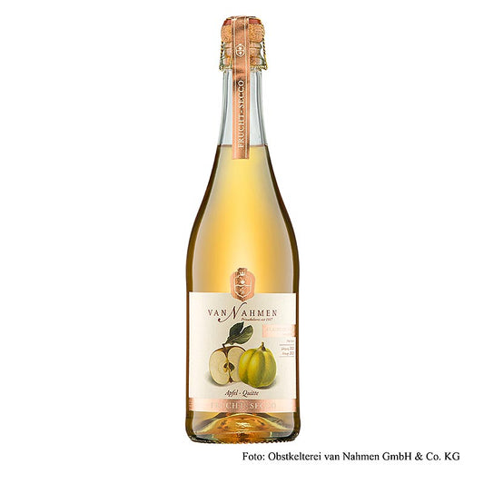 Van Nahmen appel-kweepeer fruitssecco, alcoholvrij, biologisch, 750 ml