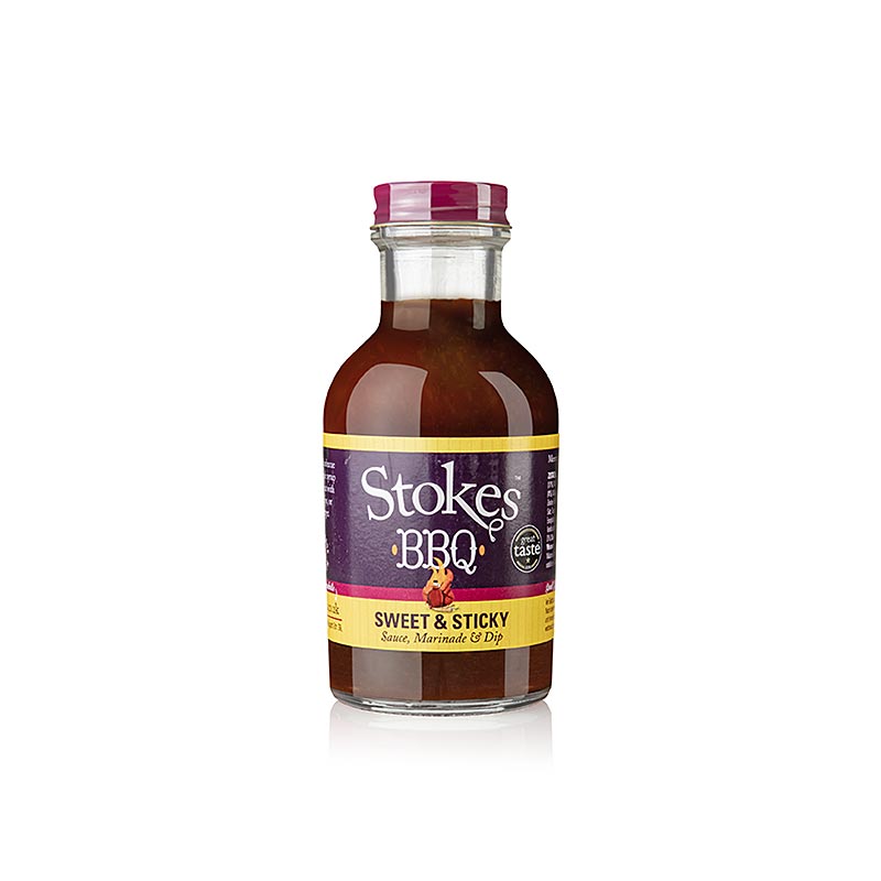 Stokes BBQ-saus, Sweet & Sticky, met mierikswortel, 250 ml
