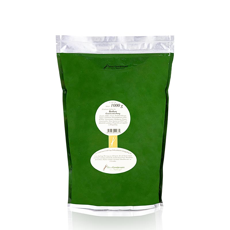 Exquisite Berbere spice blend from Altes Gewürzamt in a 1 kg package, perfect for adding rich, complex flavors to your dishes