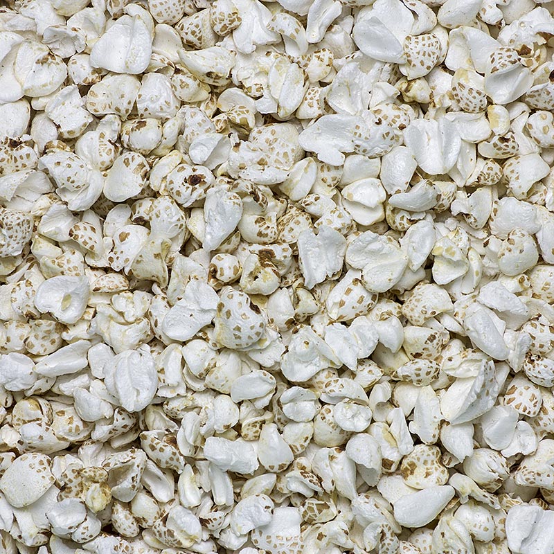 Organic 1 kg bag of popped buckwheat groats, a healthy and versatile product