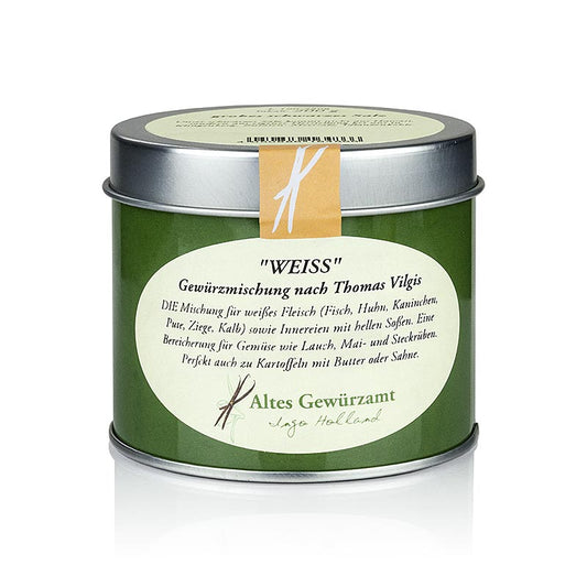 A 50g package of Thomas Vilgis White kruidenmelange from Altes Gewürzamt