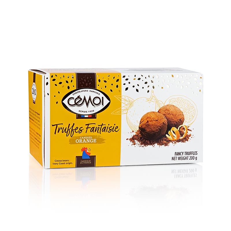 Truffelbonbons, Cemoi, met sinaasappel, Frankrijk, 200 g