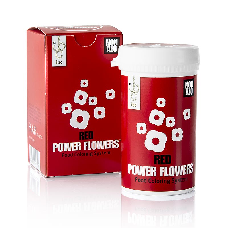 PowerFlowers - Rode, AZO-vrije kleurstof voor chocolade, Mona Lisa, 50 g