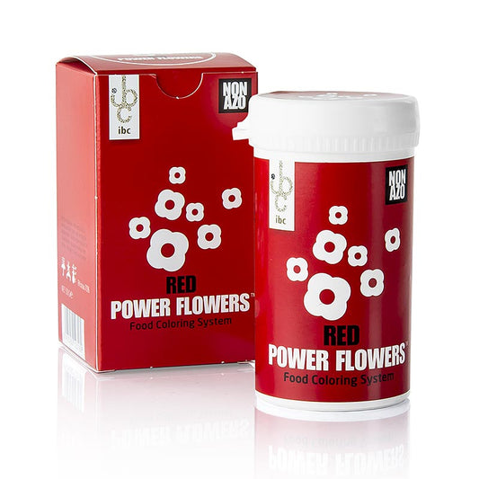 PowerFlowers - Rode, AZO-vrije kleurstof voor chocolade, Mona Lisa, 50 g