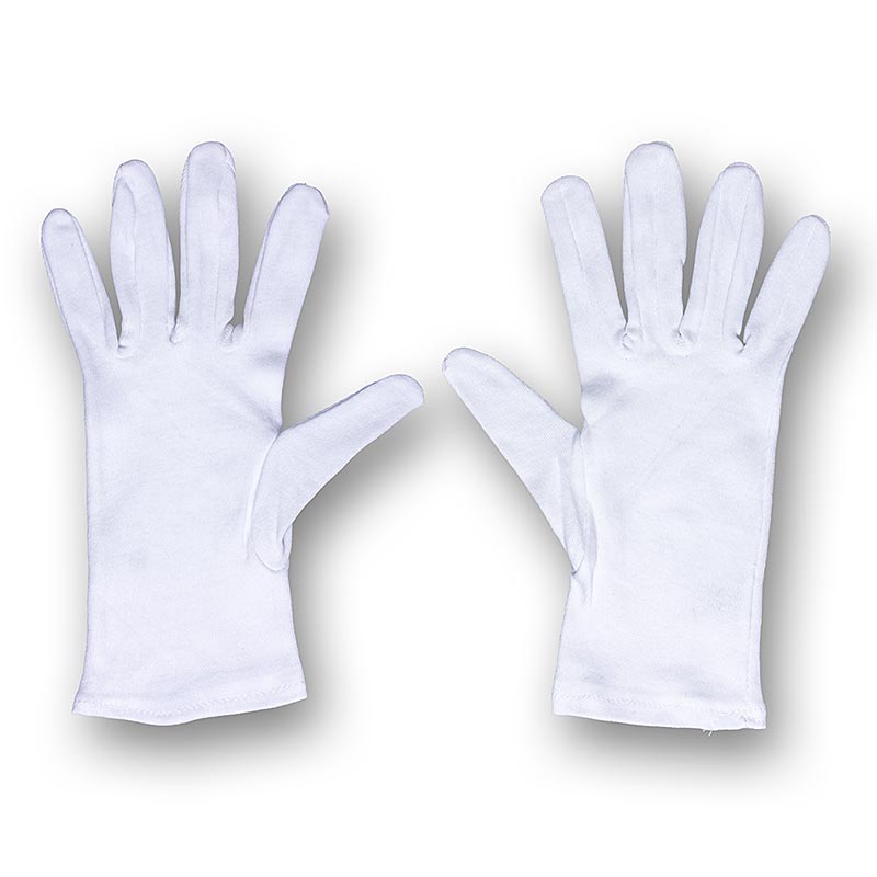 Pair of white one-size server gloves for women, Karlowsky brand, 1 piece