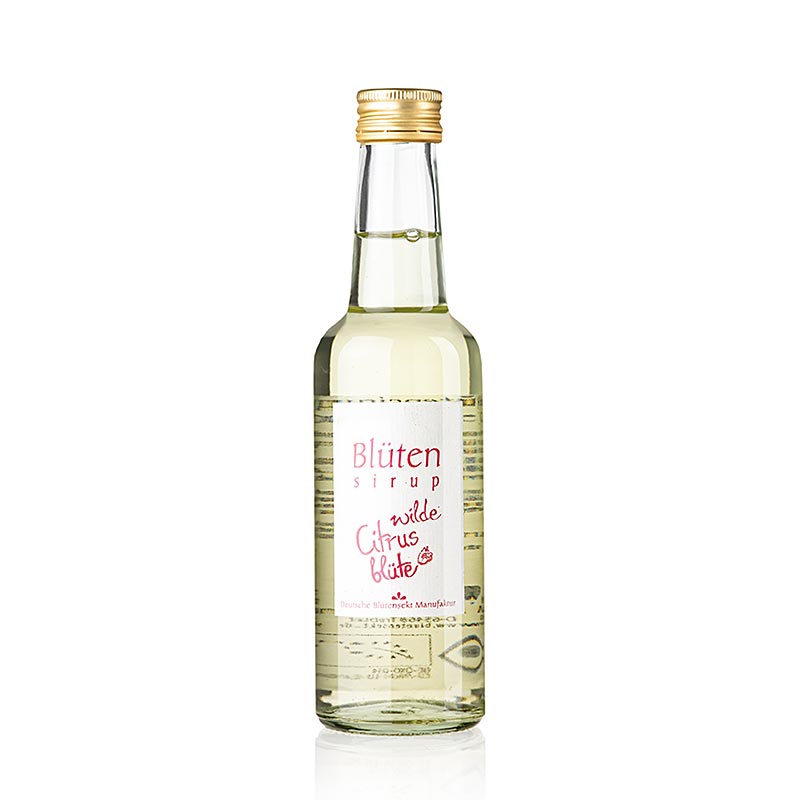 Bloesemsiroop wilde citrusbloesem, 1:10, BIO, 250 ml